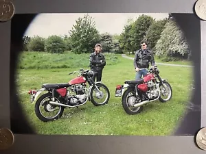 Norton Motorcycles: '66 N15cs'68 P11A, 750cc Bild, Aufdruck - Selten Awesome - Bild 1 von 1