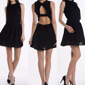 Korkor Made In Italy Black High Fashion Dress Size S Final Sale!! - Picture 1 of 10