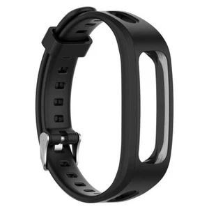 Silikon-Uhrenarmband für Honor Band 4 Running Version (Schwarz) (DE) - Picture 1 of 9