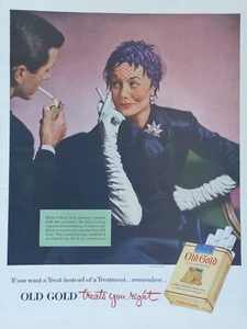 Anuncio impreso de cigarrillo Philip Morris 1955 vintage. Te trata bien - Imagen 1 de 1