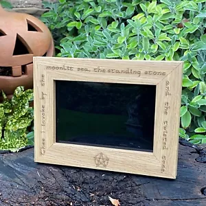 Scrying Mirror with Pentagram and Verse ~ Divination ~ Witch - Picture 1 of 2