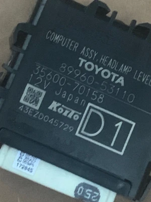 2014 2015 LEXUS IS250 IS350 ФАРЫ ЛАМПА ВЫРАВНИВАНИЯ МОДУЛЬ СЕДАН 89960-53110 OEM - Изображение 1 из 4