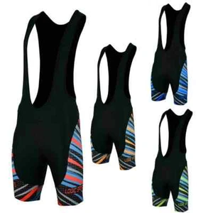 Logic Men Sport Cycling Bib Short Top Padded Pant Tight Bicycle Racing Fit Race - Picture 1 of 13