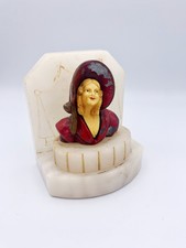 New listing
Antique Vintage Art Deco Period J.B. Hirsch Bookend Woman Bust AS IS