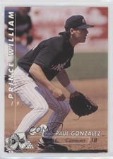 1995 Multi-Ad Prince William Cannons Paul Gonzalez #8