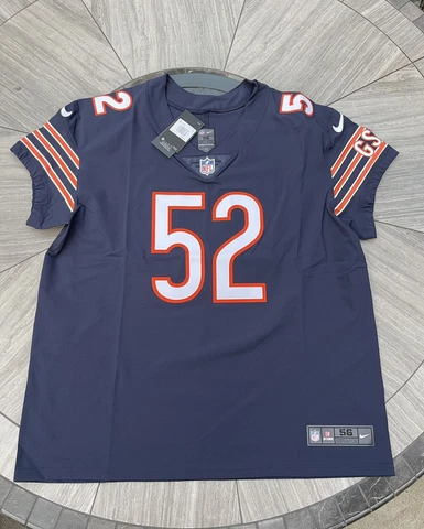 Nike Authentic Vapor Elite Jersey Chicago Bears #52 Khalil Mack  Size 56 3XL Cover