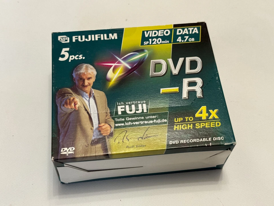 Fujifilm DVD-R 4.7GB / 120min Neu 5 Stück VERSIEGELT - Bild 1 von 3