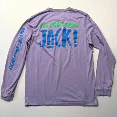 Caribbean Jack's Graphic Long Sleeve Restaurant Bar Tee You Don't Know Jack - Image 1 of 4
