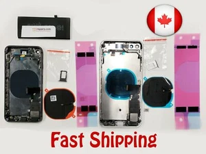 1 cadre de boîtier arrière complet port de charge alimentation câble flexible remplacement, iPhone 8 8p - Photo 1 sur 2