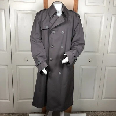 Gabardina Oleg Cassini lista para la intemperie de colección Thermolite aislada gris 44 regular Foto 1 de 4