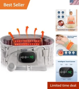 Cordless Heating Decompression Belt Lumbar Support for Lower Back Pain Relief - Picture 1 of 8
