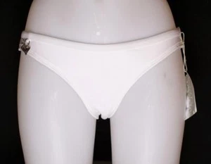 Nuevo con etiquetas para mujer Oakley Matey parte inferior de bikini trajes de baño grandes nuevos blancos - Imagen 1 de 3