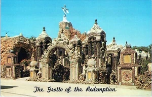 The Grotto of the Redemption West Bend Iowa Postcard Unposted - Picture 1 of 2