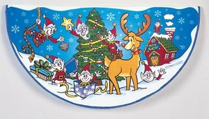 Baumrock Elfenbaumrock Elfe Rentier Weihnachtsbaumrock süß Party 40" - Bild 1 von 1