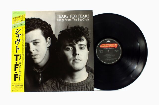 Vintage Tears for Fears Songs from the Big Chair Vinyl Record LP 1985 Album  12 Everybody Wants to Rule the World