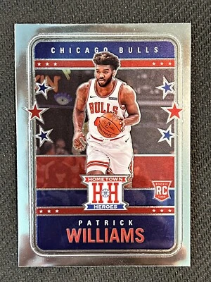 2020 Chronicles Hometown Heroes RC Rookie #558 Patrick Williams CHicago Bulls - Image 1 of 2