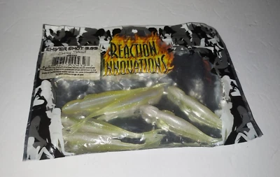 Señuelo de pesca Reaction Innovations Shiver Shot 3,65 sexy sábalo 6 unidades cebo Foto 1 de 2