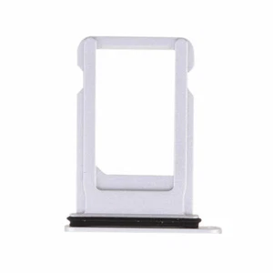 Silver White Sim Tray for iPhone 8 plus - Picture 1 of 1