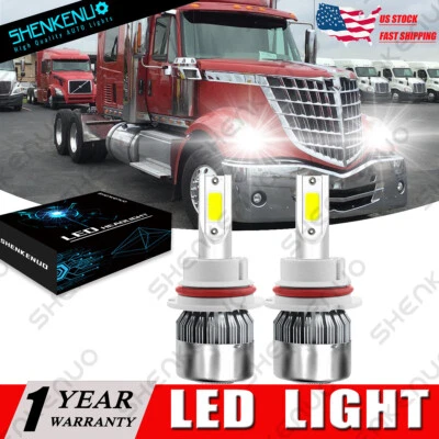 FOR International Truck 4300 4400 2003-2012 Bright White Hi&Lo LED Headlight Kit - Image 1 of 4