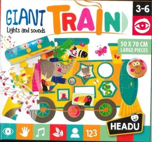 Headu IT20386 Trenino Elettronico Gigante Montessori, giochi didattici educativi - Imagen 1 de 1
