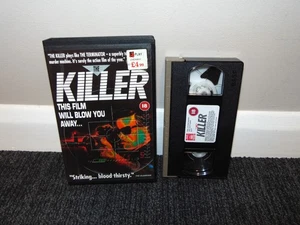 "The Killer" 1989 seltene Big Box/Ex Leih VHS Kassette PAL - sehr guter Zustand - Bild 1 von 24