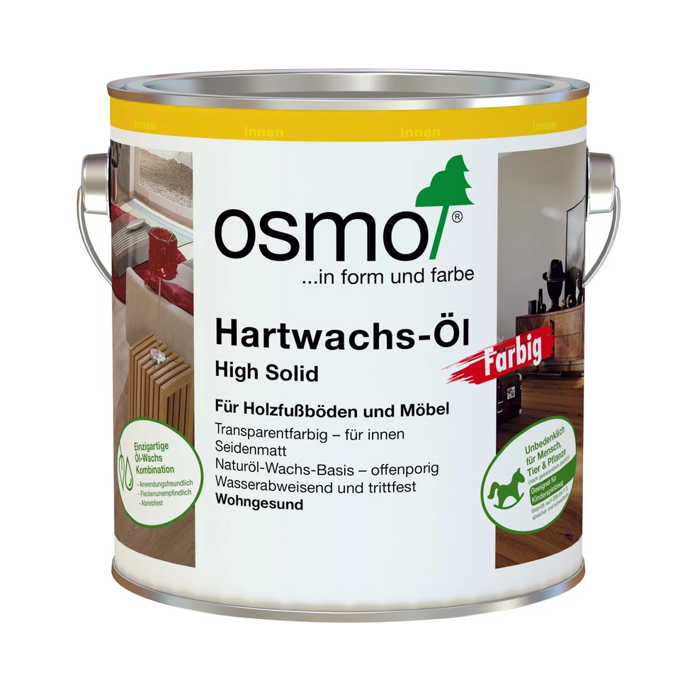 Osmo Hartwachs-Öl - 3074 Graphit, 2,5L