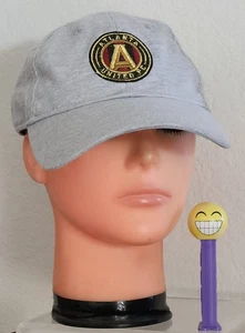Gorra para mujer Atlanta United FC con logotipo redondo con correa trasera New Era 9TWENTY gris jaspeado - Imagen 1 de 11