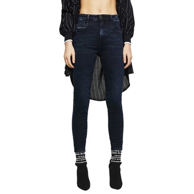 DIESEL Slandy-High 082AU Women's Jeans W25/L32 Blue Super Skinny Cotton Stretch - Image 1 of 4