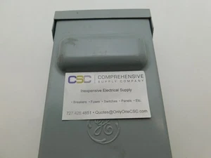 TFN60R - EXTRACTOR NO FUSIBLE GE 60A AMP SERVICIO GENERAL DESCONEXIÓN N3R 10HP - RECONOCIMIENTO - Imagen 1 de 6
