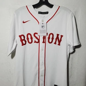 Boston Red Sox Jersey Mens Small White MLB Baseball Nike Bogaerts 2 Shirt NWT - Picture 1 of 13