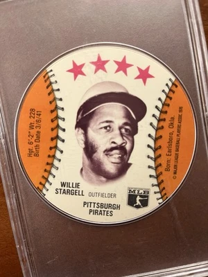 1976 Safelon Discs Willie Stargell PSA 10 HOF Pittsburgh Pirates - Image 1 of 3