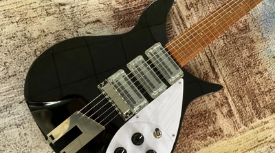 Black JAZZ Electric Guitar 3H pickup free shipping - Image 1 of 4