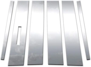 Polished Pillar Post Trim fit for 2020-2023 Ford Explorer [6pcs] - Picture 1 of 4