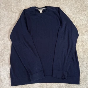 L.L. Bean Herren XLarge Regular Navy Langarm Kaschmirmischung Pullover Sweater - Bild 1 von 8