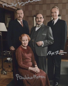 Poirot autographed 8x10 Photo COA - Picture 1 of 1
