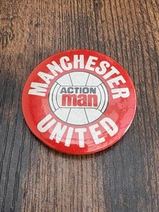 Vintage Action Man Manchester United Badge In Good Condition - Picture 1 of 6