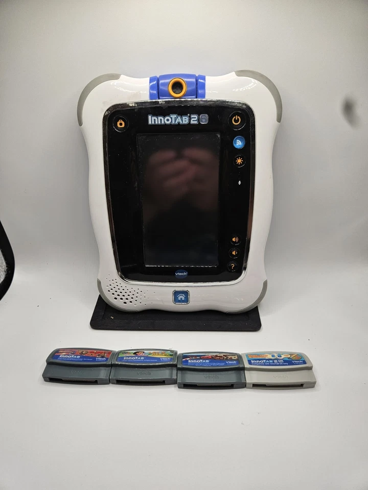 VTech InnoTab 2s Learning Tablet w/ 4 Games: Dora, Cars 2 *Tested Working - Image 1 of 3