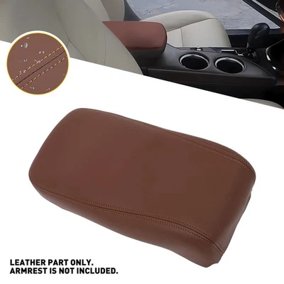 Cubierta de reposabrazos con tapa de consola central de cuero para revestimiento Toyota 2014 Avalon 2015-2018 Foto 1 de 4