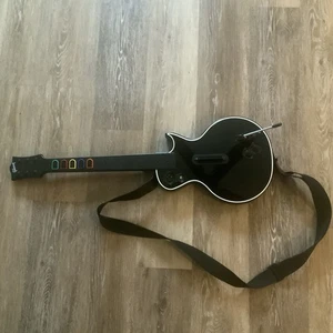 Controlador inalámbrico Gibson Les Paul Guitar Hero XBOX 360 sin cubierta de batería probado - Imagen 1 de 11