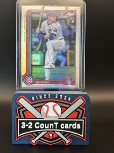 2025 Topps Chrome - Matt Shaw #219 Topps Refractor (RC) - Picture 1 of 2