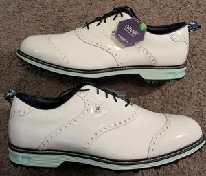 Todd Snyder X FootJoy Premiere Series Mint Julep Wilcox Leather Golf Shoes Men's - Picture 1 of 9