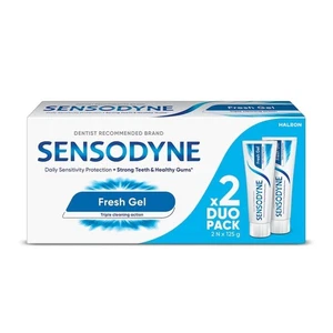 Pasta de dientes Sensodyne gel fresco, paquete doble de 2 x 125 g - Imagen 1 de 7