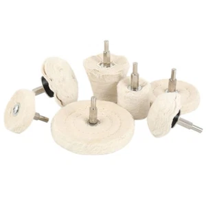 Buffing Pad Polishing Mop Wheel Pads For Drill 7 Pieces Kit Buffer Pads Wheels - Picture 1 of 12