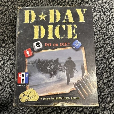 D-Day Dice: Do or Die Board Game: From a Game Collector’s Estate: Unpunched - Image 1 of 3