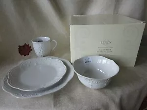Lenox French Perle 4-Piece Place Setting White NIB - Picture 1 of 12