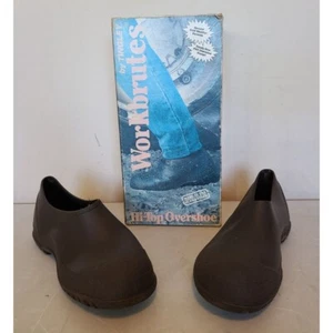 TINGLEY Workbrutes Overshoe RARE BROWN #75114 Mens SMALL New NOS *6.5 - 8 SIZE* - Picture 1 of 15