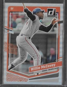 Willie McCOVEY 2023 Panini Donruss Parallel/209 San Francisco Giants MLB!! - Picture 1 of 1