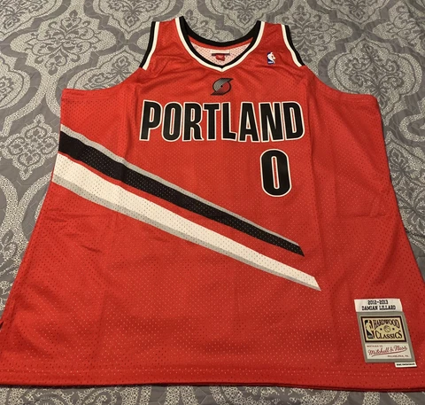 damian lillard mitchell and ness swingman jersey Cover
