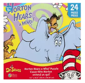 Dr Seuss Horton Hears a Who 24 Piece Jigsaw Puzzle, Finished Puzzle 9" x 10.3" - Picture 1 of 1