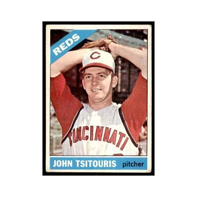 1966 Topps John Tsitouris Baseball Cards #12 - Image 1 of 3